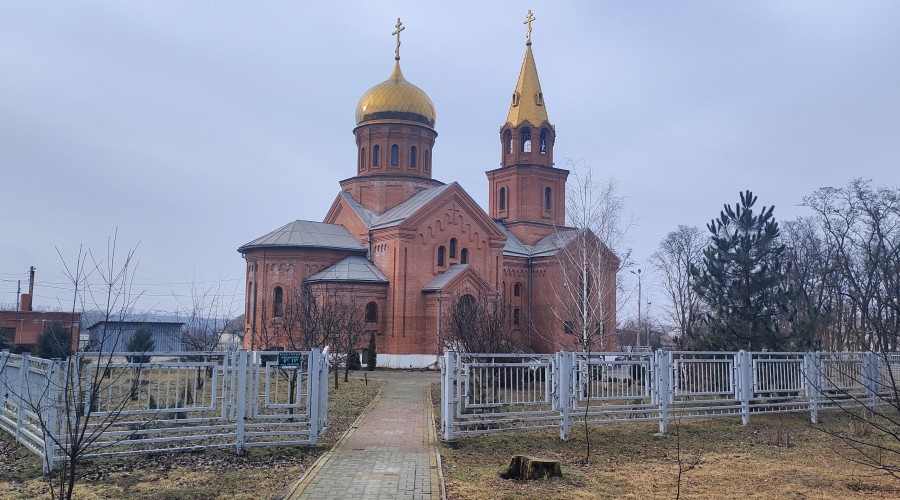 Свято-Георгиевский храм пос. сартана
