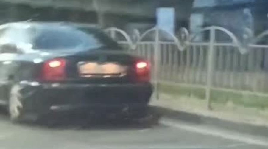 В Мариуполе разыскивают водителя, привязавшего собаку к машине: полиция ДНР начала проверку